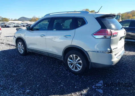 2016 Nissan Rogue Sv z USA, uszkodzony, nr VIN KNMAT2MV7GP670434